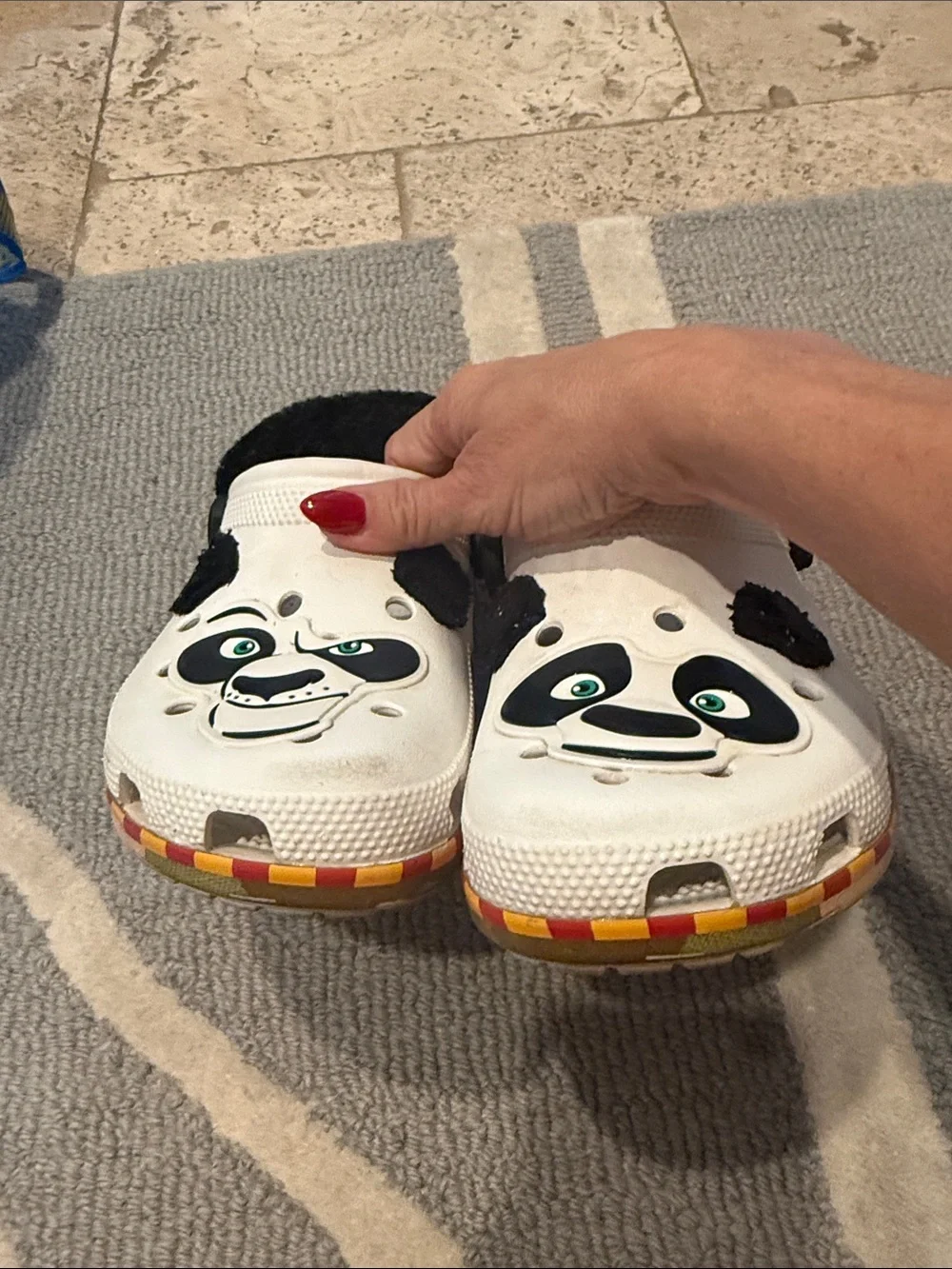 CROCS playful panda